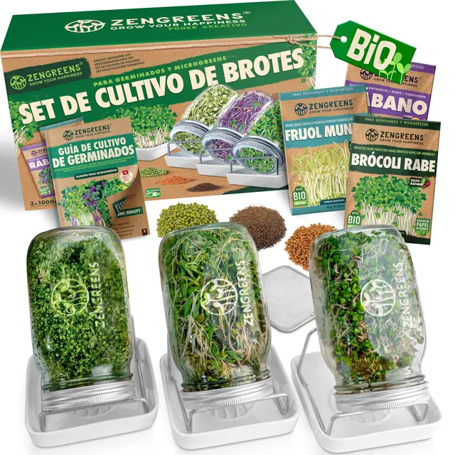 zengreens kit cultivo brotes bio