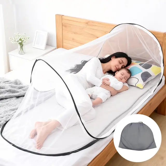 huamudm mosquitera de viaje rectangular