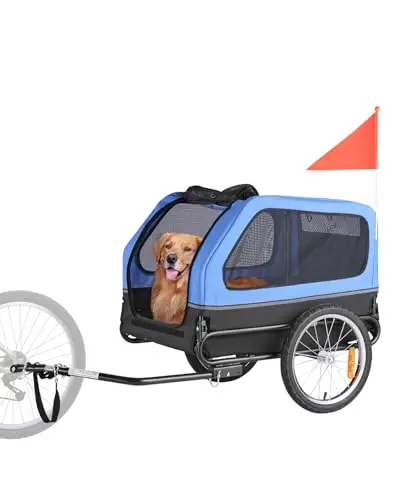 vevor remolque bicicleta perros 40kg