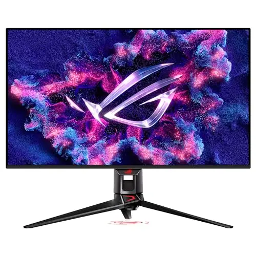 ASUS ROG Swift OLED PG32UCDMZ Monitor Gaming de 32" 4K (3840x2160) Panel QD-OLED, 240 Hz, 0.03 ms, G-Sync, disipador térmico, película de grafeno, 99% DCI-P3, USB Tipo-C y DisplayWidget Center