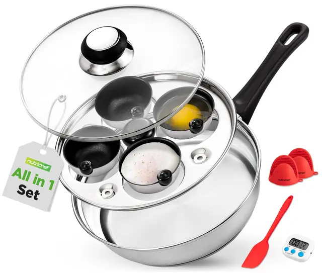 nutrichef ncegg4kt escalfador huevos 4