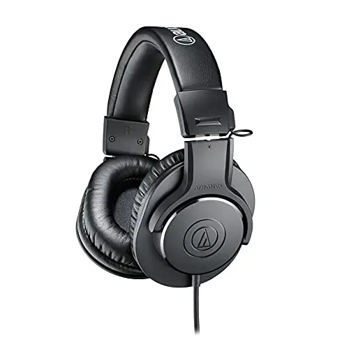 Audio-Technica ATH-M20X Auriculares Auriculares Profesionales de Monitoraje Negro