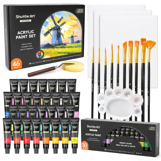shuttle art sa ap46 kit acrílico 46