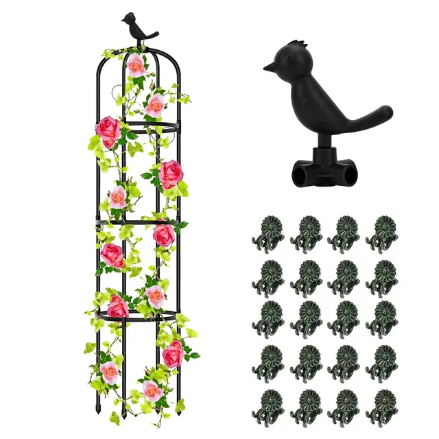 hysagtek obelisco jardín 145 cm plástico
