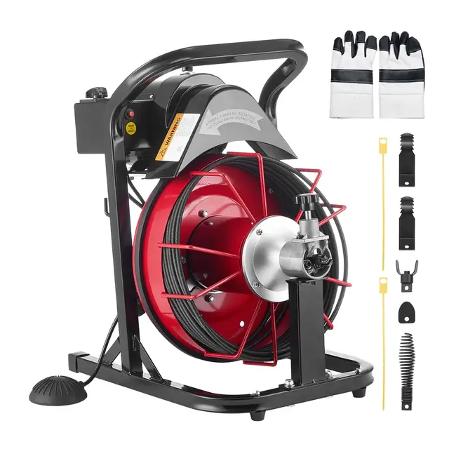 vevor rc-9002l desatascador eléctrico