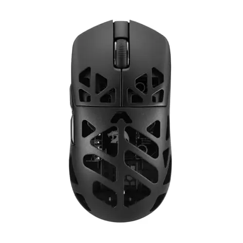 Redragon M997 Ratón Gaming Inalámbrico Aleación Magnesio Tri-Modo BT y 2,4GHz Ultraligero Ergonómico 1000Hz Recargable para PC Portátil Color Negro Estelar