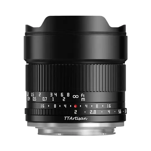 TTARTISAN 10mm F2.0 Objetivo de cámara Ultra Gran Angular para Montura Canon RF APS-C ASPH. Enfoque Manual