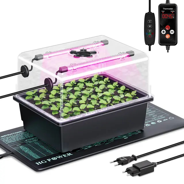 hg power invernadero led germinación