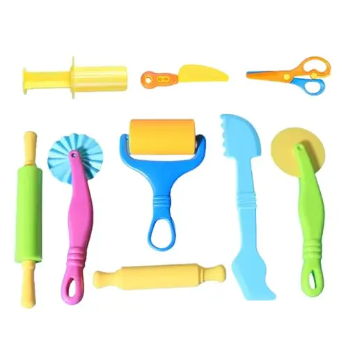 wlvinson set plastilina 9 piezas