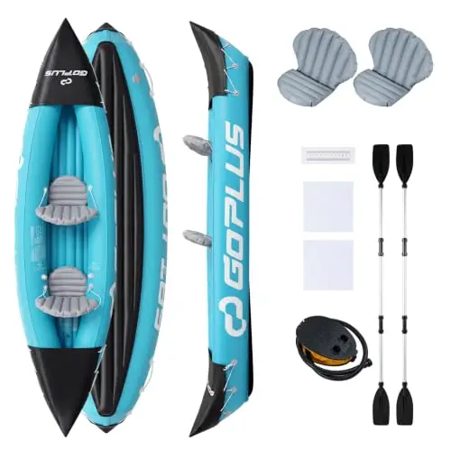 goplus kayak hinchable 2 plazas