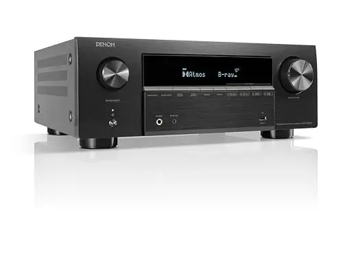 Denon AVC-X3900H Receptor AV 8K de 9.4 Canales, Dolby Atmos, DTS:X, Auro-3D, IMAX Enhanced, HEOS Multiroom, 4K/120Hz Gaming, Dirac Live Ready, Bluetooth, Wi‑Fi - Negro
