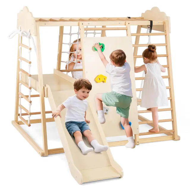 costway fe32496es parque infantil 8 en 1