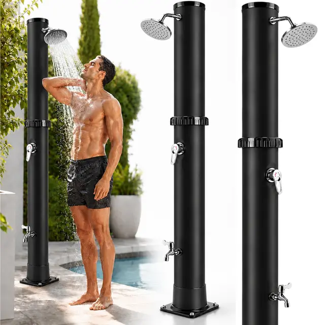 bsteciar ducha solar 40l jardín
