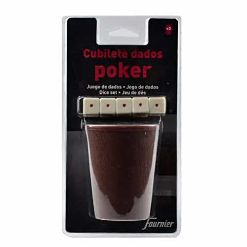 fournier cubilete dados póker