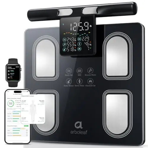 arboleaf cs10p báscula grasa corporal