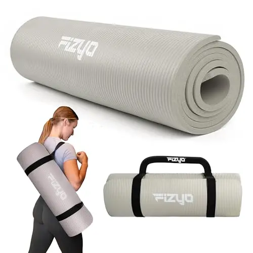 Fizyo Esterilla de Yoga NBR Antideslizante 190 x 60 cm