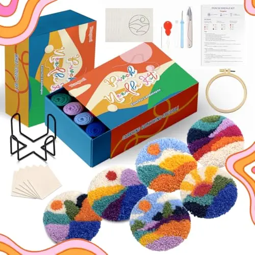 yuegool kit paisajes coloridos punch