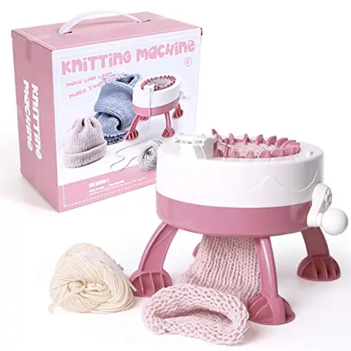 toweboory máquina tejer 22 agujas rosa