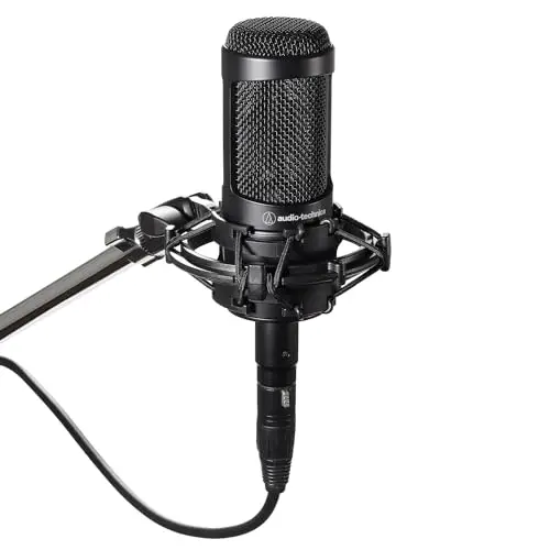 Audio-Technica 2035 Micrófono de Condensador Cardioide de Gran Diafragma Negro