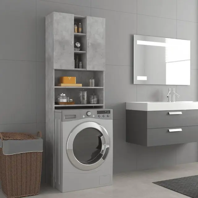 sufrk mueble lavadora columna gris