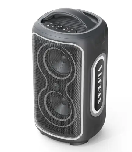 Altavoz Bluetooth Potente Portátil, 200W Peak Altavoz Bluetooth Grande Fiesta, 24H de Juego, Espectáculo de Luces LED, IP65, BT 5.4, TWS/USB/TF/AUX/Mic, para Fiestas, Camping, Exteriores