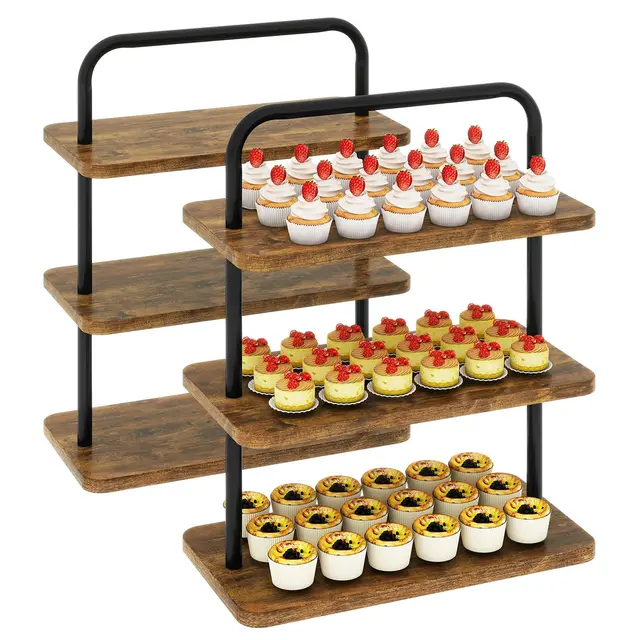 ibuyke soporte para tartas 3 pisos