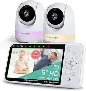 babysense vigilabebés 720p hd 5"