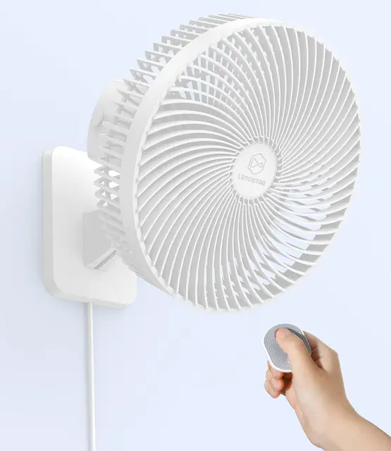lemoistar ventilador pared 25cm