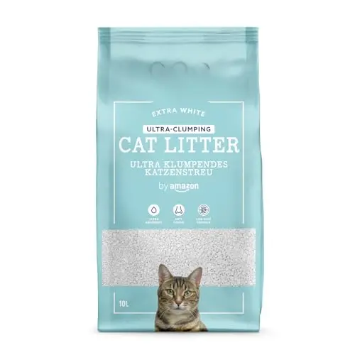 by Amazon Arena aglomerante ultrablanca para Gatos 10 L