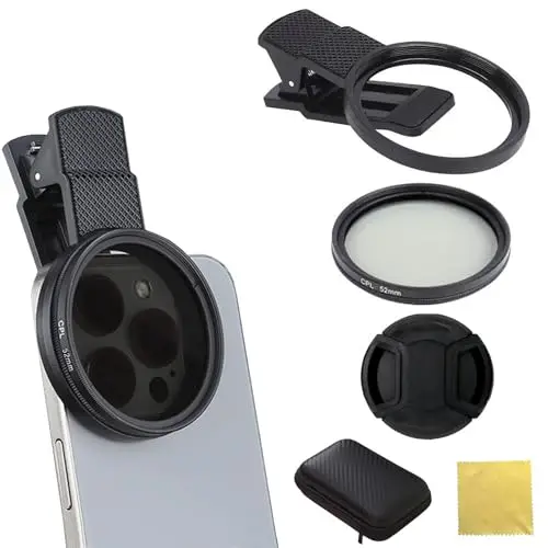 tenalucy filtro polarizador cpl clip-on