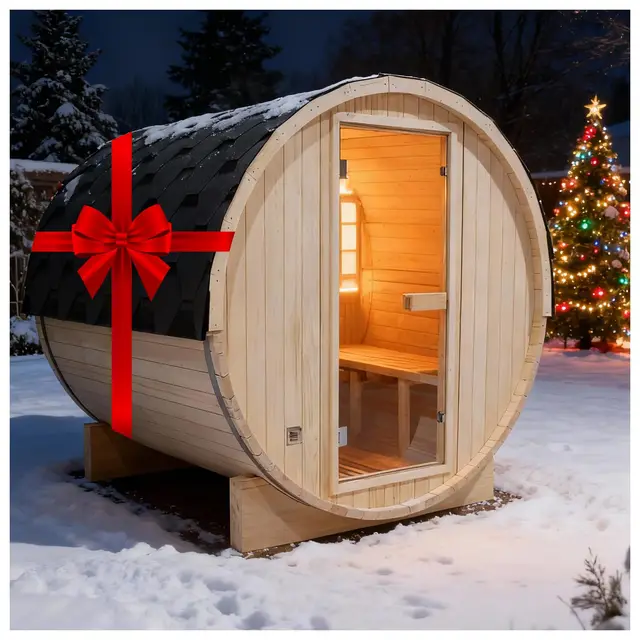 amocane sauna de barril exterior 4-6