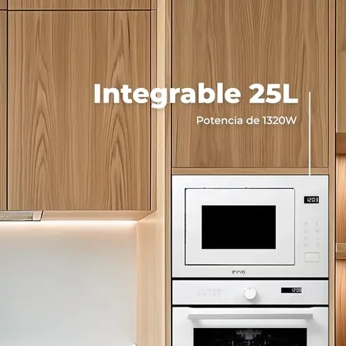 evvo mi45 glass wh microondas integrable