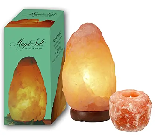 magic salt lámpara de sal natural del