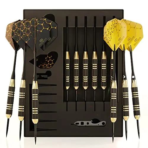 cc-exquisite set 6 dardos 22g acero
