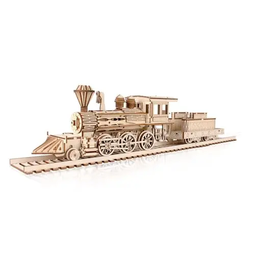 comfoyar tren a vapor 3d madera