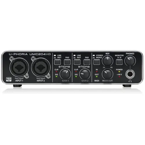Behringer U-PHORIA UMC204HD Interface de audio/midi usb