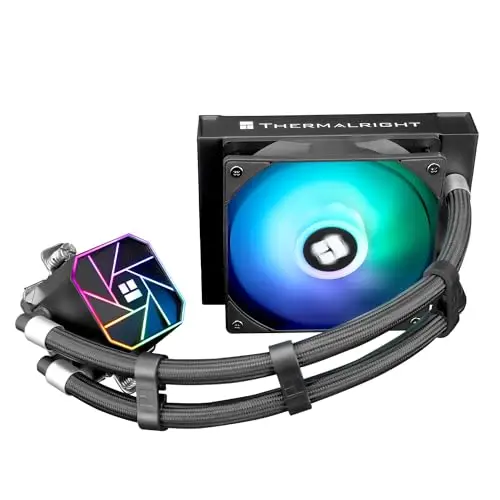 Thermalright TR Aqua Elite 120 V3 Aio Ventilador para CPU (120 filas de refrigeración líquida, ARGB-PWM, para Intel LGA115X/1200/1700/1851, AMD: AM4/AM5)