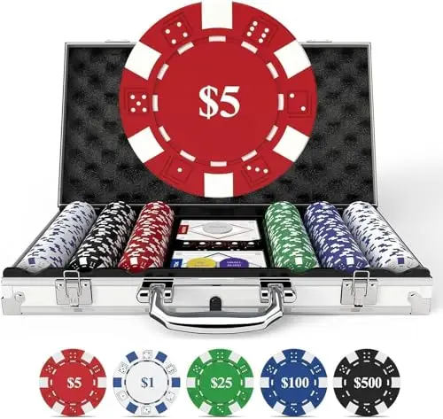 heitok xy-6311 set de poker 300 fichas