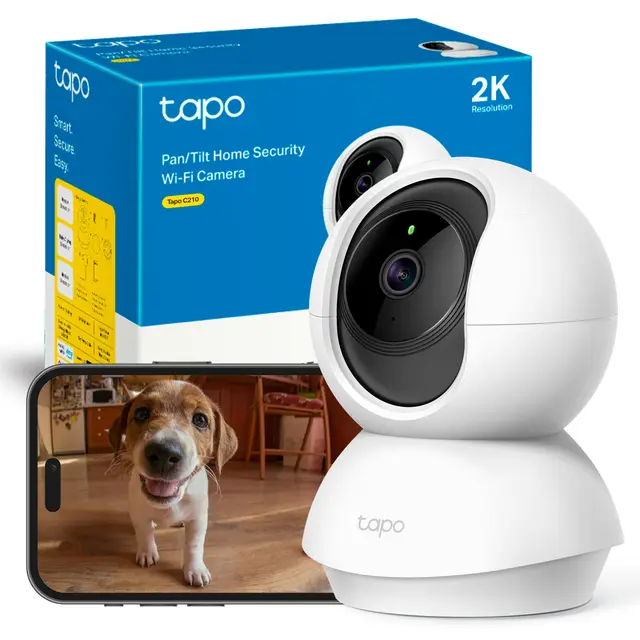 Tapo C210 WLAN-Überwachungskamera 360° 2K 3 MP Innen
