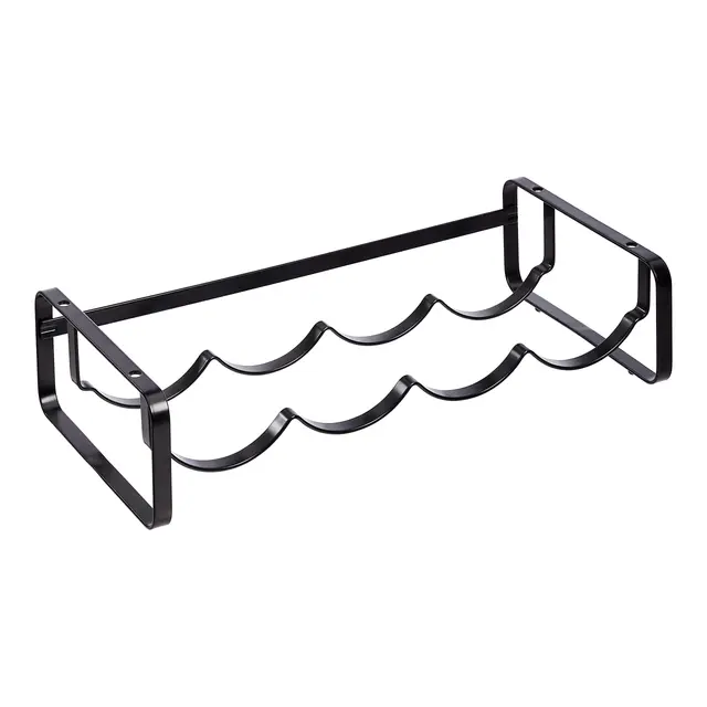 Amazon Basics Botellero apilable de mesa, Negro