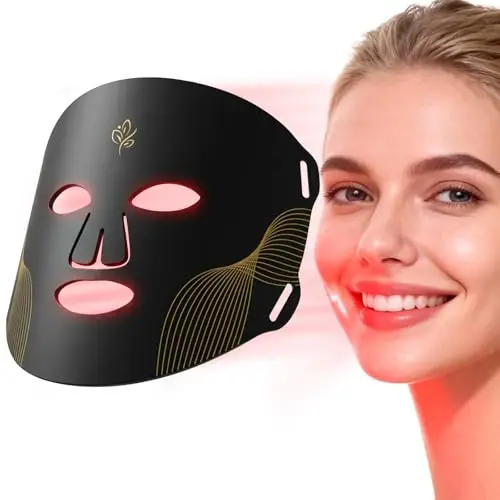 leaphen máscara led luz roja facial