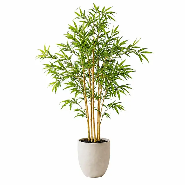 edihome bambú artificial 120 cm con