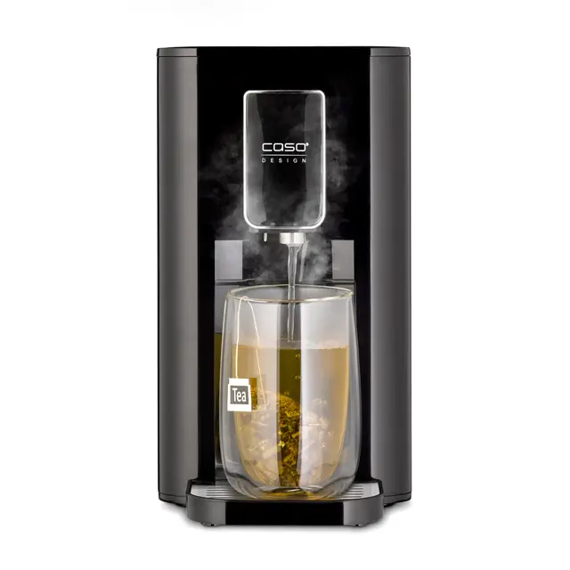 CASO HW 550 -Turbo - Dispensador de agua caliente, preparación de té, café soluble, comida para bebés, depósito de agua capacidad 2,9 l, de 40 a 100 °C en incrementos de 10 °C