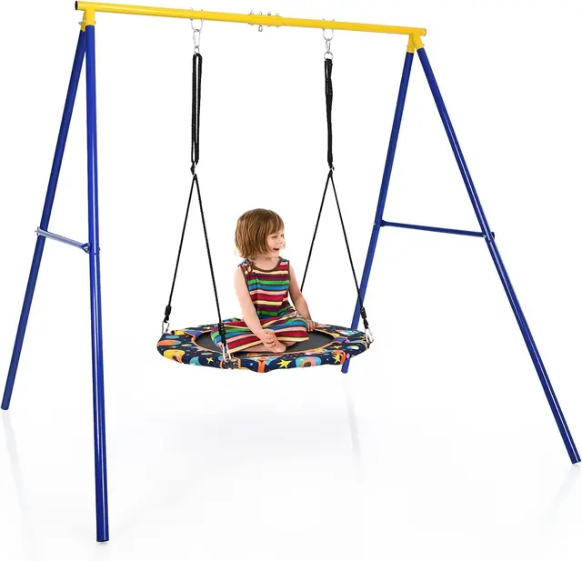 goplus oq21665sede soporte columpio