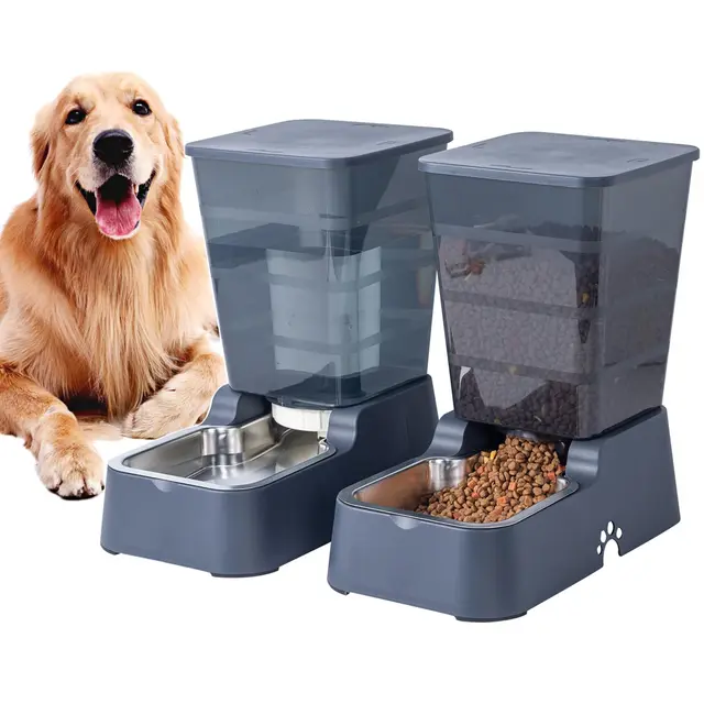 Meijeegu MJ-PT001 Dispensador Automático Comida y Agua 5 L