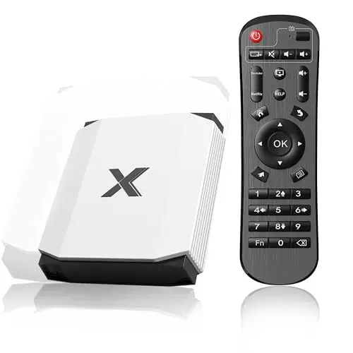 Caja de TV Android 4K con WiFi Y Bluetooth, Equipada con un Potente procesador multinúcleo, instalación Simple y Lista para Usar, un televisor Android Compatible con una Multitud de Aplicaciones