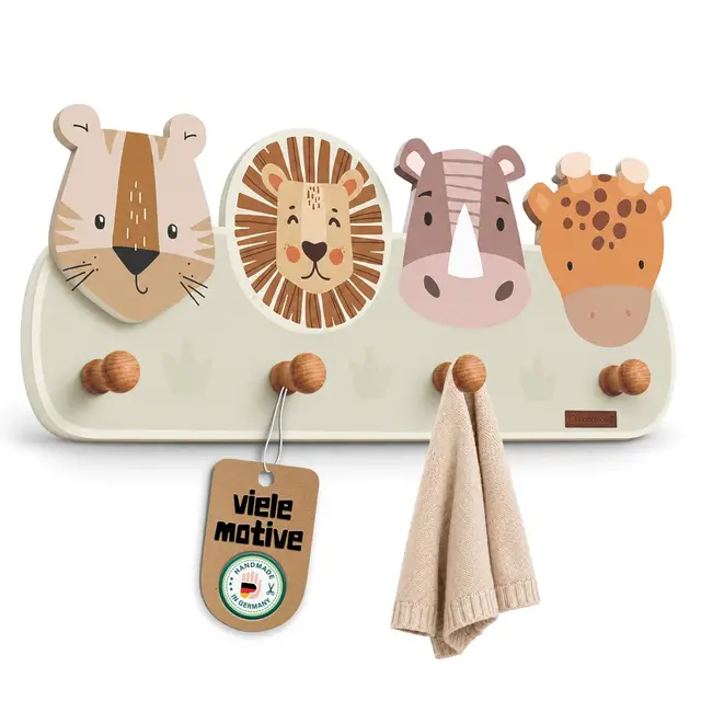 nordroom perchero infantil 4 ganchos