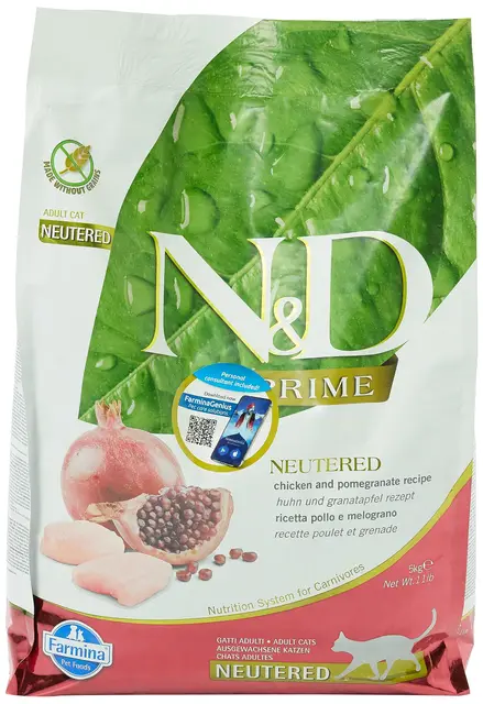 Farmina N&D Cat Prime Neutered Pollo 5 kg