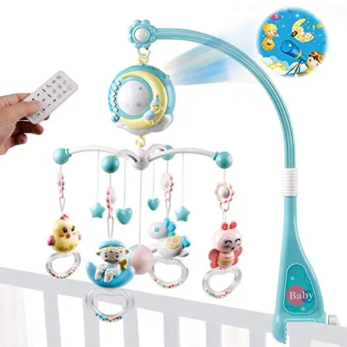 mini tudou móvil musical proyector cuna