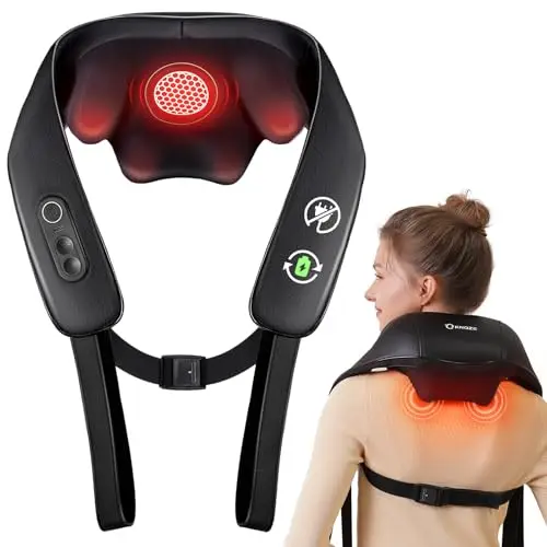 knqze masajeador cervical shiatsu 4d